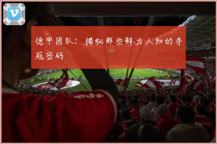 德甲团队:揭秘那些鲜为人知的夺冠密码